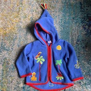 Hanna Andersson Adorable Fleece Jacket size 80 💙